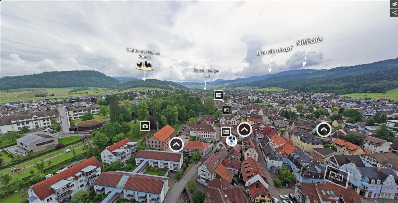 Altstadt-&Uuml;berblick von Zell am Harmersbach
