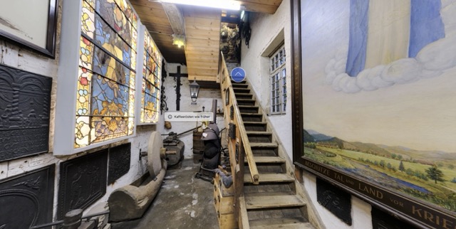 Treppenaufgang im Storchenturm-Museum